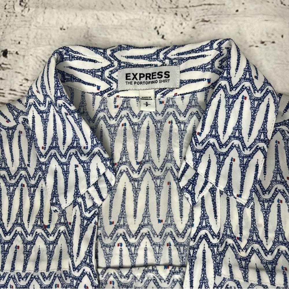 Express The Portofino Eiffel Tower Shirt Size S - Picture 2 of 7